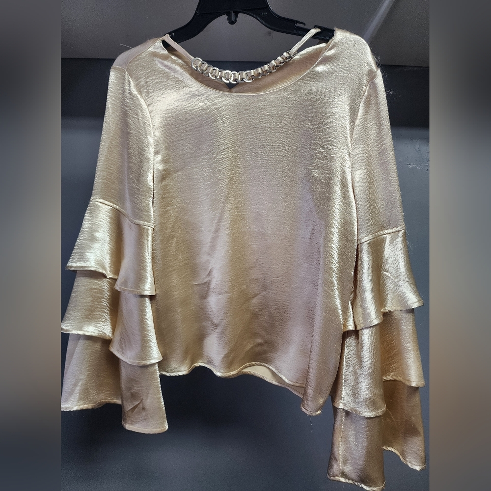 Gold blouse